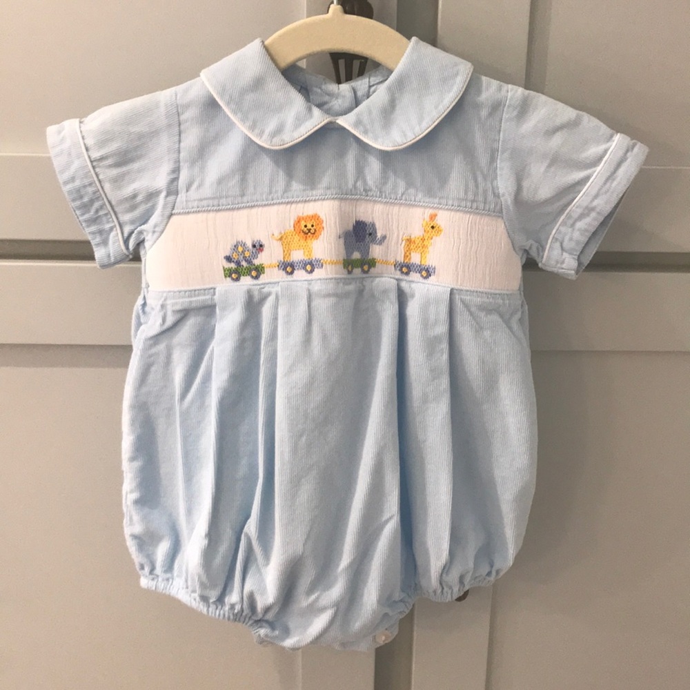 Boys Smocked Bubble
